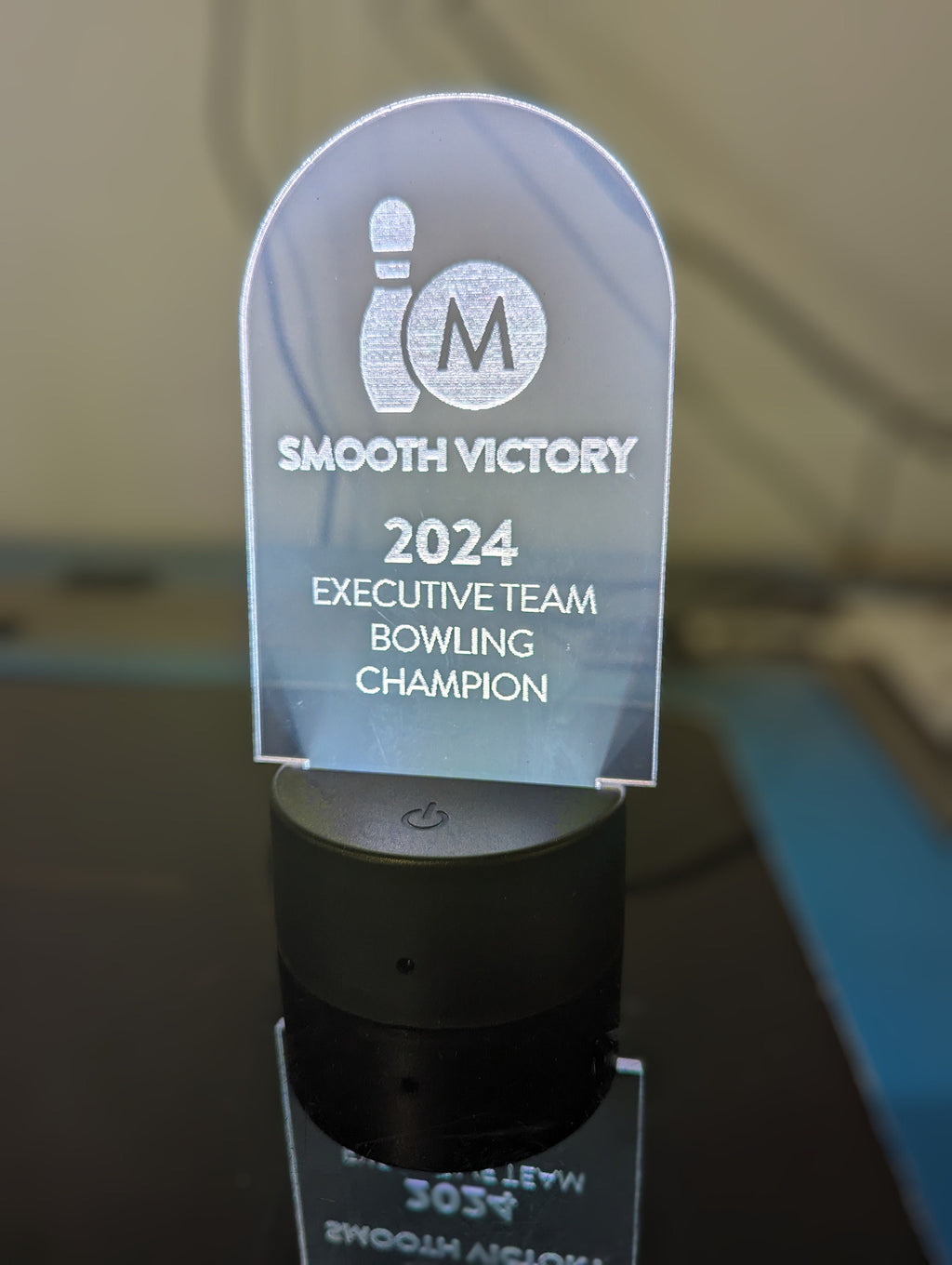 6" H x4" W LED Acrylic Trophy | Custom LED Award | Custom LED Plaque Award | Custom Award Plaque | Corporate Award