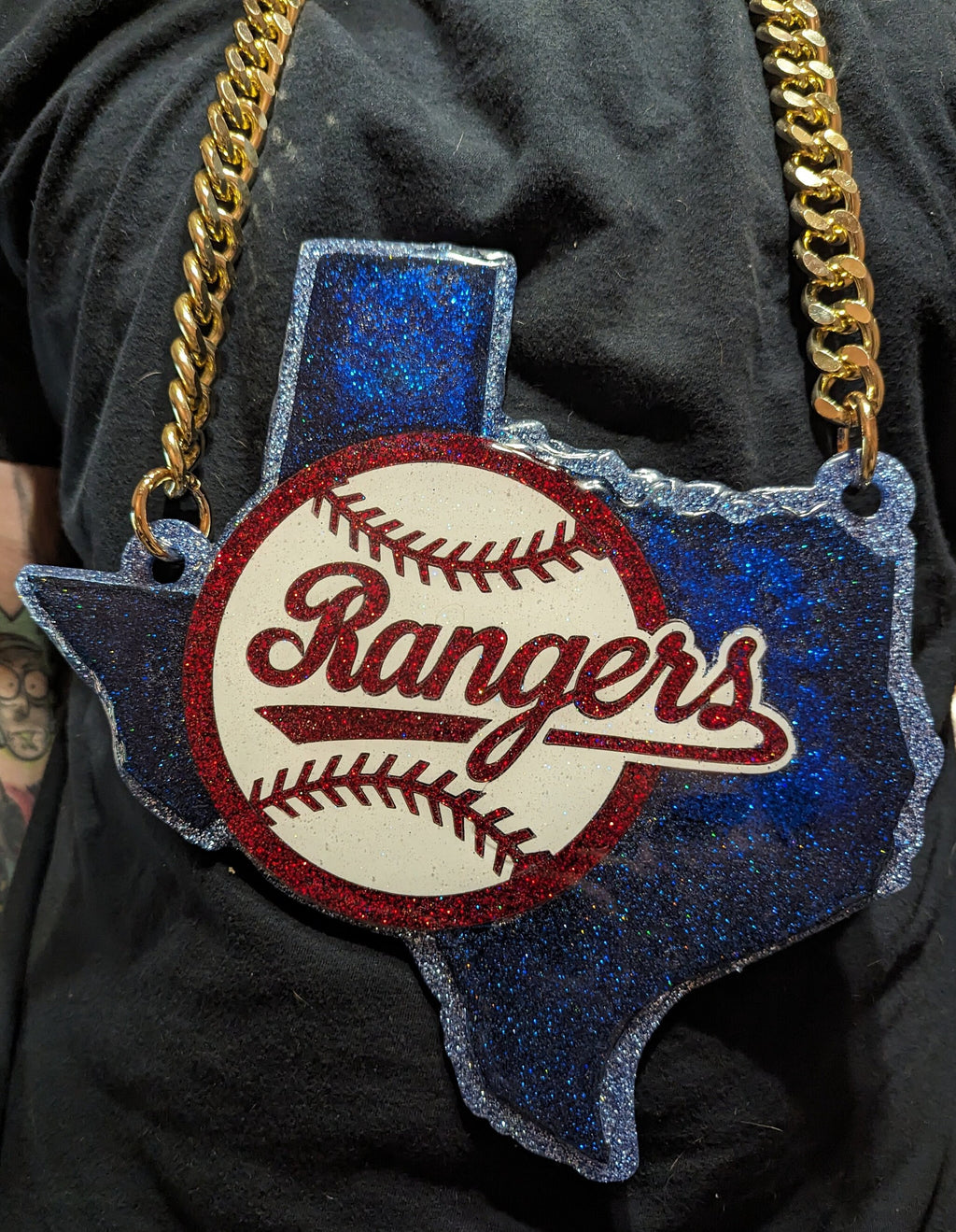 XL Custom Turnover Chain | Extra Large Custom Big Pendant Sports Chain | Custom Pendant | Personalized Chain Pendant