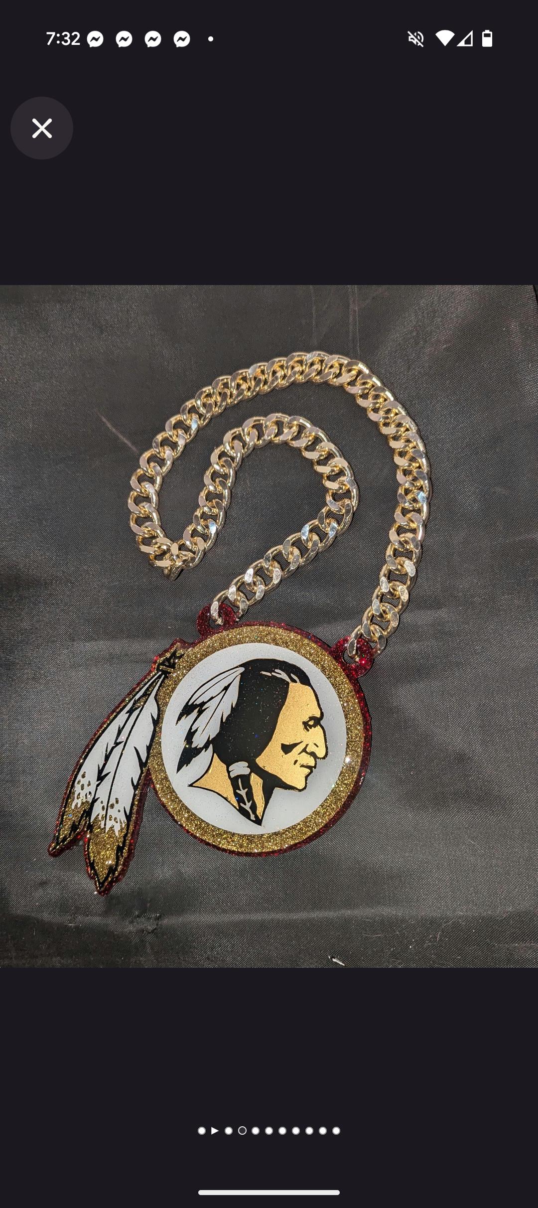 Custom Sports Team Turnover Chain | Custom Big Pendant Sports Chain