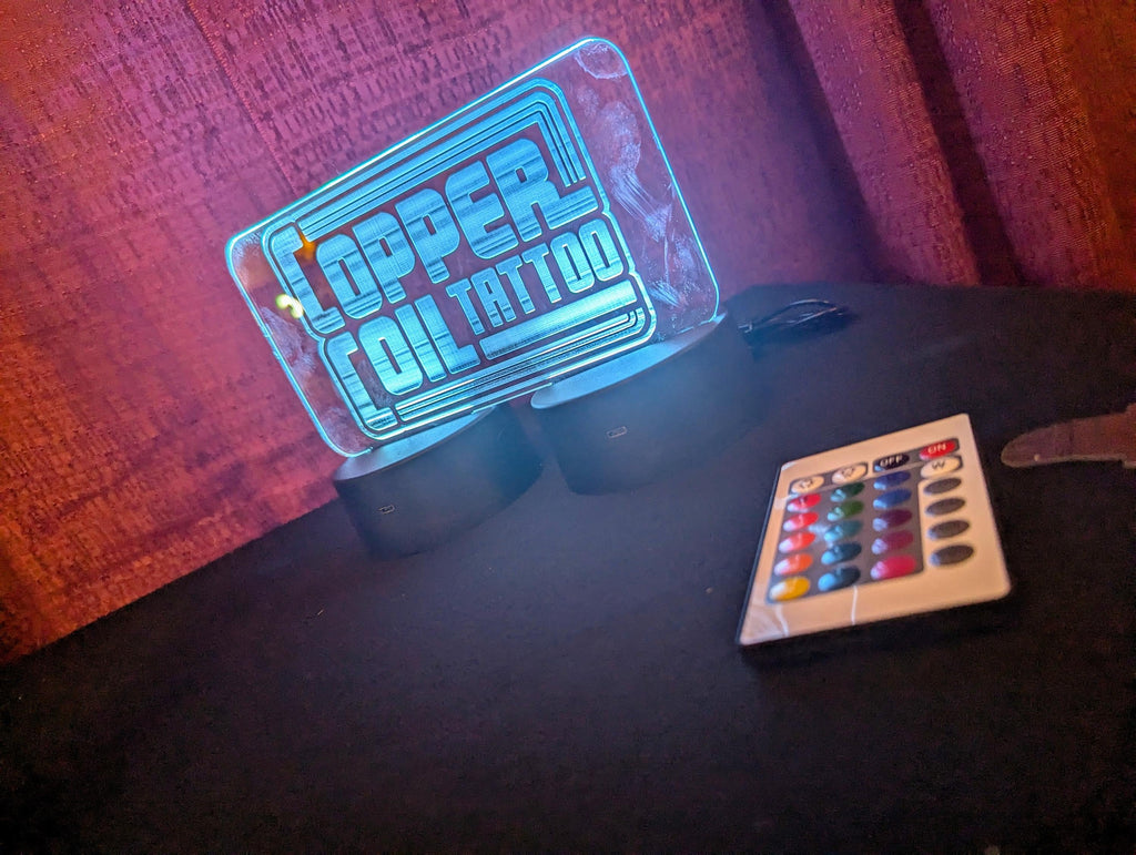Custom LED Acrylic Trophy | Unique Corporate Award | LED Custom Trophy | 6"x5" LED Plaque