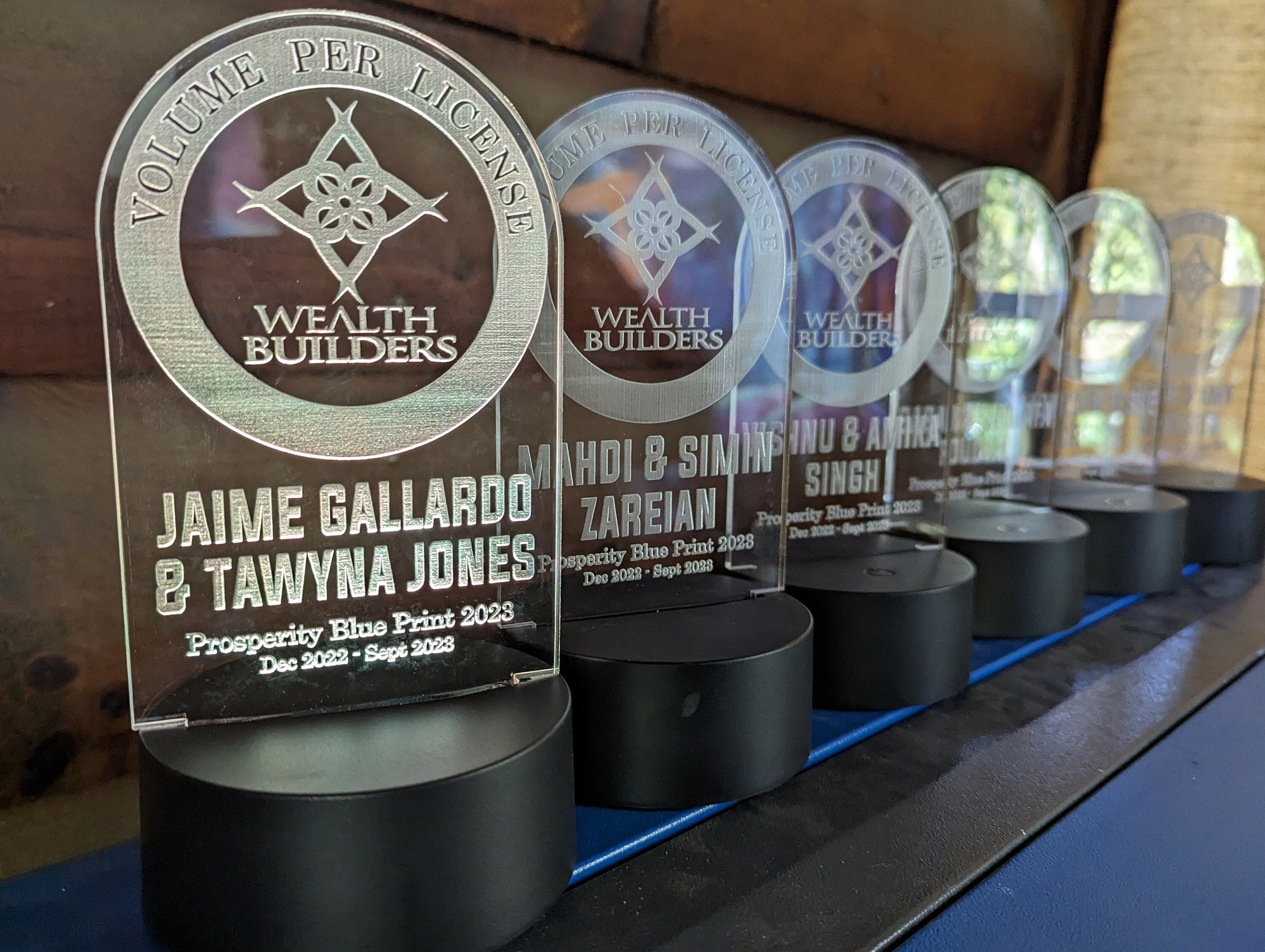 6" H x4" W LED Acrylic Trophy | Custom LED Award | Custom LED Plaque Award | Custom Award Plaque | Corporate Award