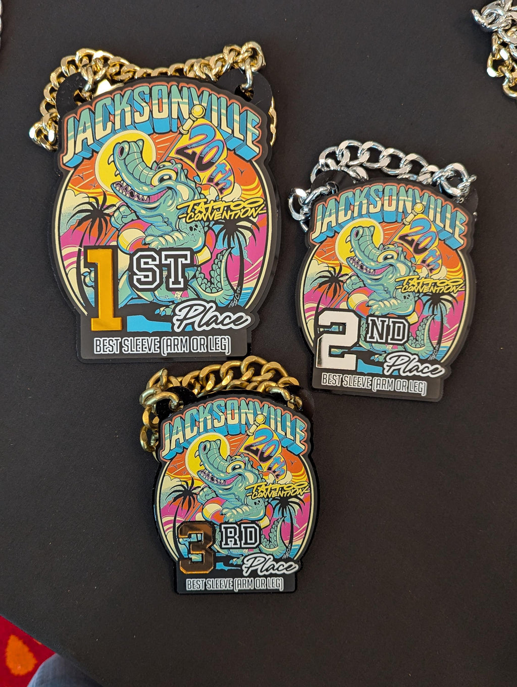 Custom Print Trophy Chains | Multi-Category Event Trophies