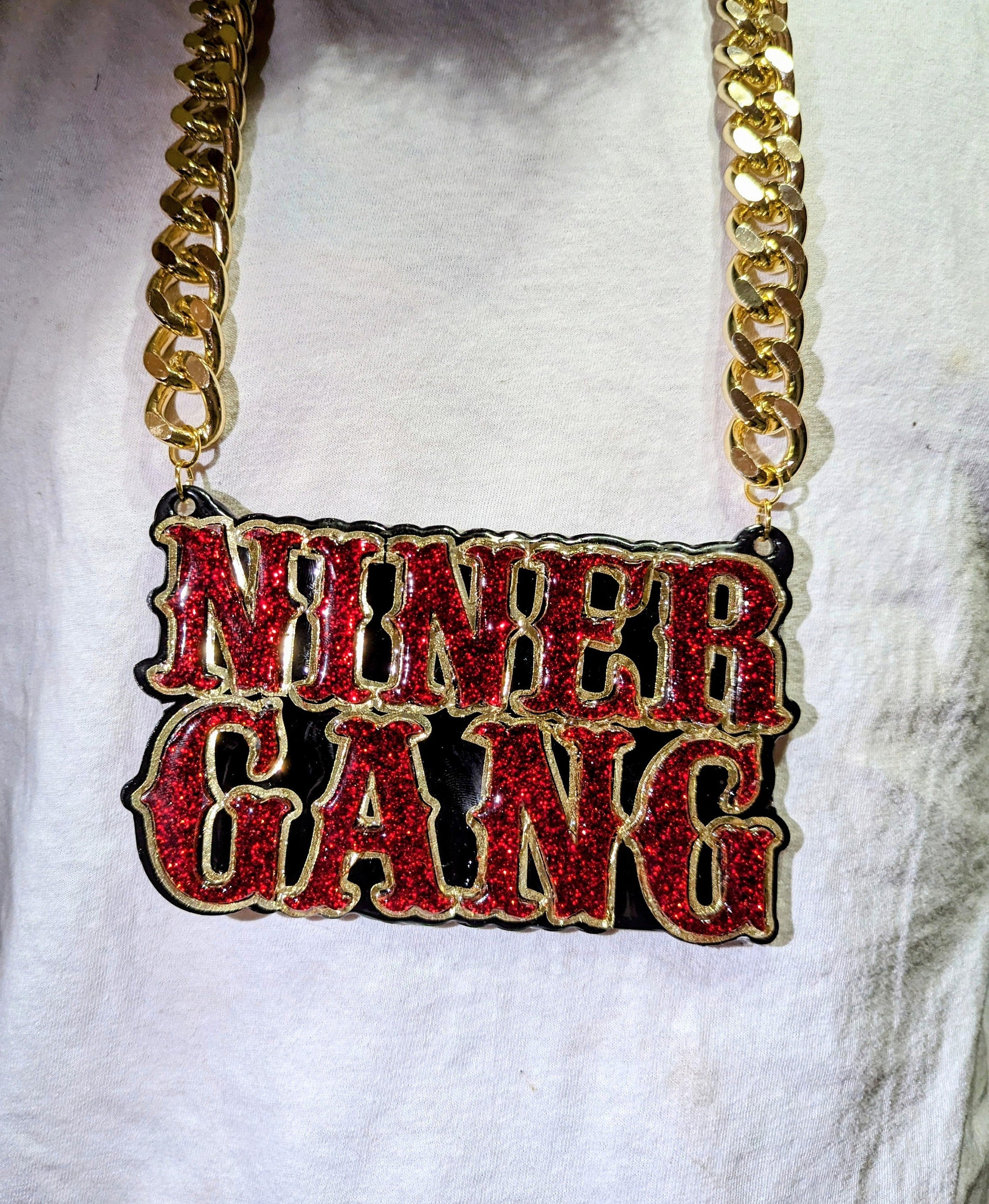 XL Custom Turnover Chain | Extra Large Custom Big Pendant Sports Chain | Custom Pendant | Personalized Chain Pendant