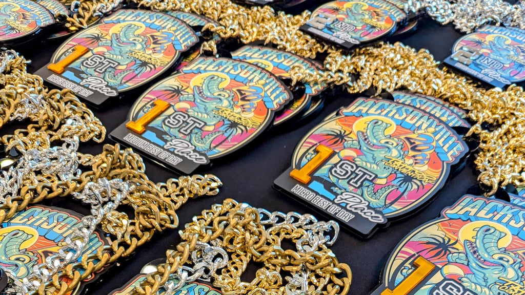Custom Print Trophy Chains | Multi-Category Event Trophies