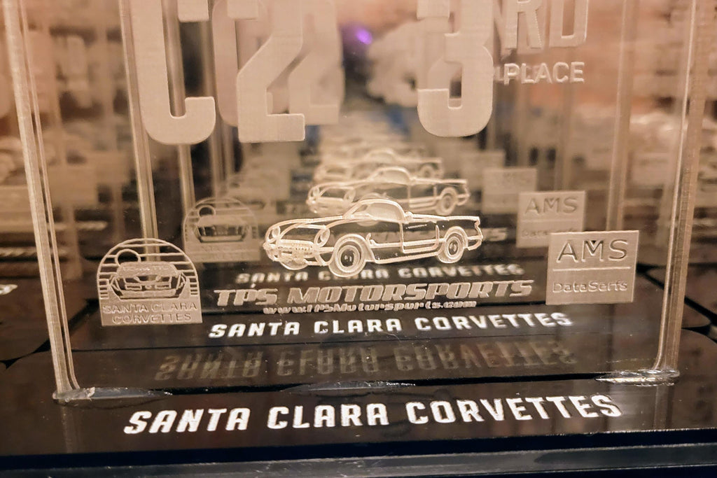 Modern Display Trophy | Custom Acrylic Standing Trophy