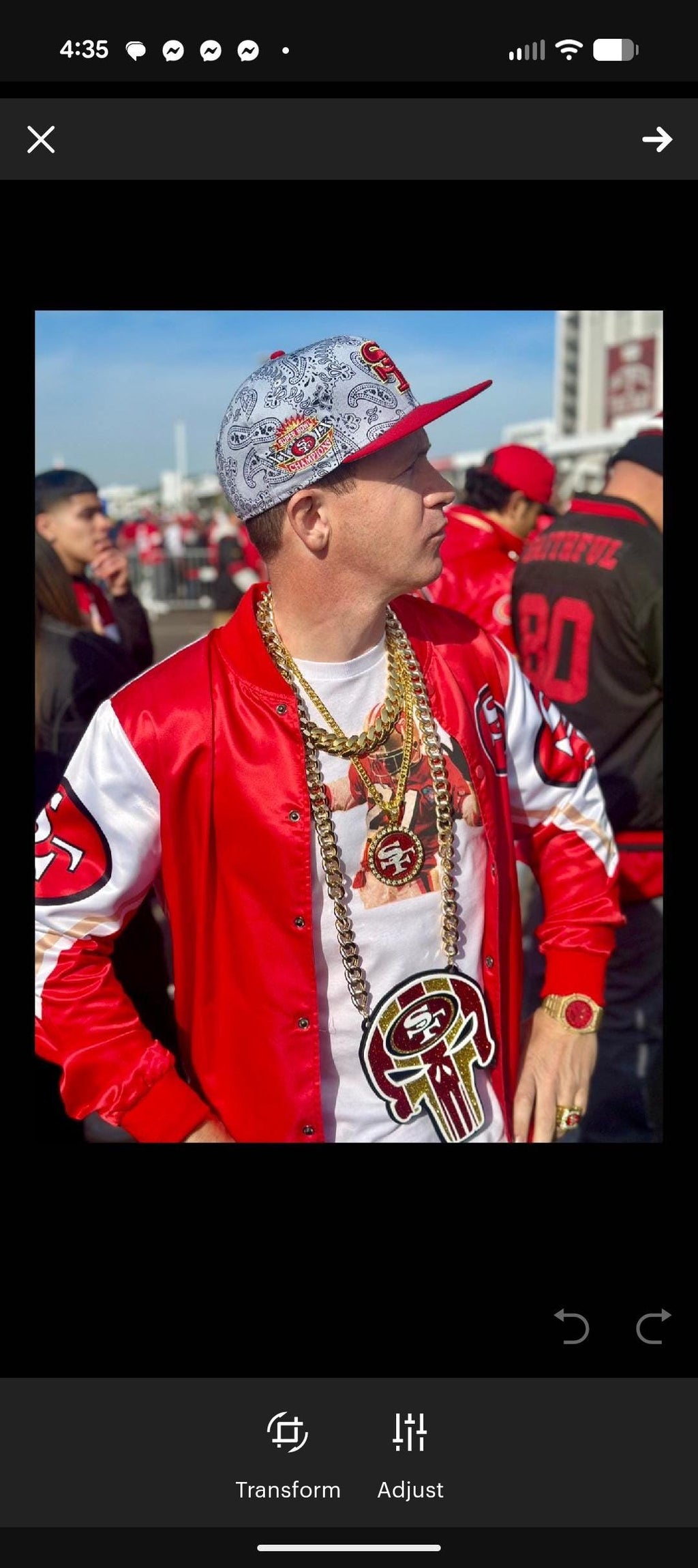 Custom Sports Team Turnover Chain | Custom Big Pendant Sports Chain
