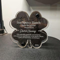 Unique Plaque on Wood Base | Customized Acrylic Panel with Handcrafted and Engraved Backing